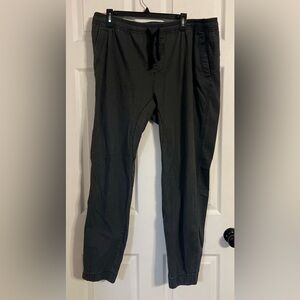 Faded Glory Men’s Xl Jogger Pants Black With Drawstrings